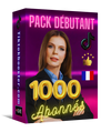 Offre N° 1 : Pack débutant + 1.000 Abonnés Tiktok Français 🥖🇫🇷